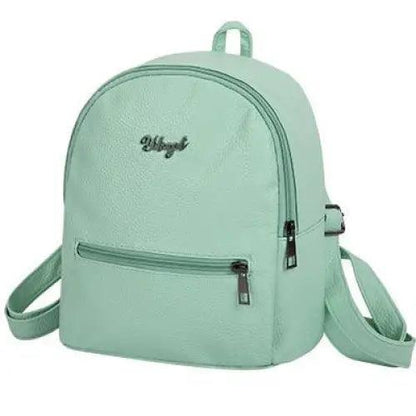 Simple And Stylish Mini Solid Backpack For Women And Girls Cute Travel Bag Trendy Student School Backpacks