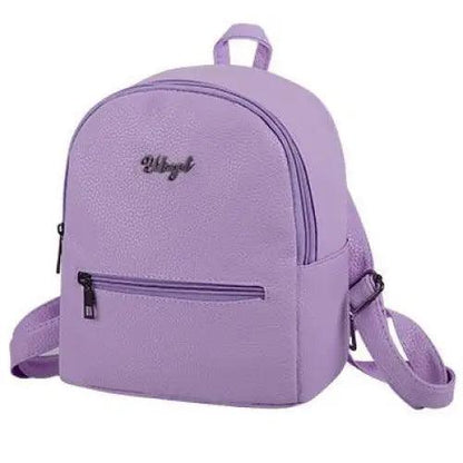 Simple And Stylish Mini Solid Backpack For Women And Girls Cute Travel Bag Trendy Student School Backpacks