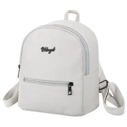 Simple And Stylish Mini Solid Backpack For Women And Girls Cute Travel Bag Trendy Student School Backpacks