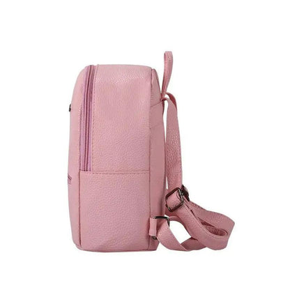Simple And Stylish Mini Solid Backpack For Women And Girls Cute Travel Bag Trendy Student School Backpacks