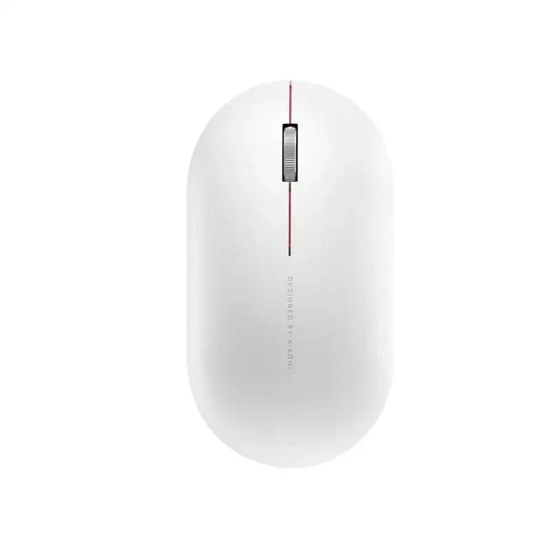 Simple Modern White/Black Wireless Bluetooth USB Connection Optical Mouse For Laptop PC Portable Slim Rechargeable Mouse Computer Mouse