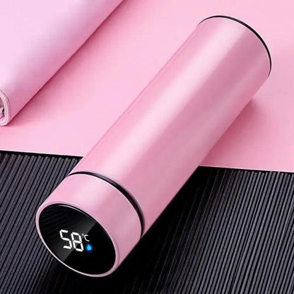 Smart LED Stainless Steel Water Bottle Intelligent Stay Hot/Cold Temperature Thermal Bottle Temperature Display Bottle For Children And Adults 500ml