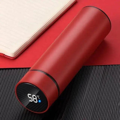 Smart LED Stainless Steel Water Bottle Intelligent Stay Hot/Cold Temperature Thermal Bottle Temperature Display Bottle For Children And Adults 500ml