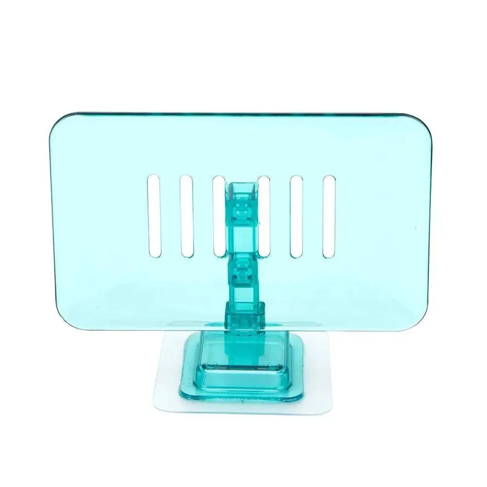 Soap Dish Suction Cup Soap Dish Soap Dish for Bathroom Case Soap Box Dish Storage Plate Drain Soap Box Soap Holder Transparent Soap Dish Drainer Tray - Suction Cup Soap Dish Holder Wall Mounted for Bathroom Shower