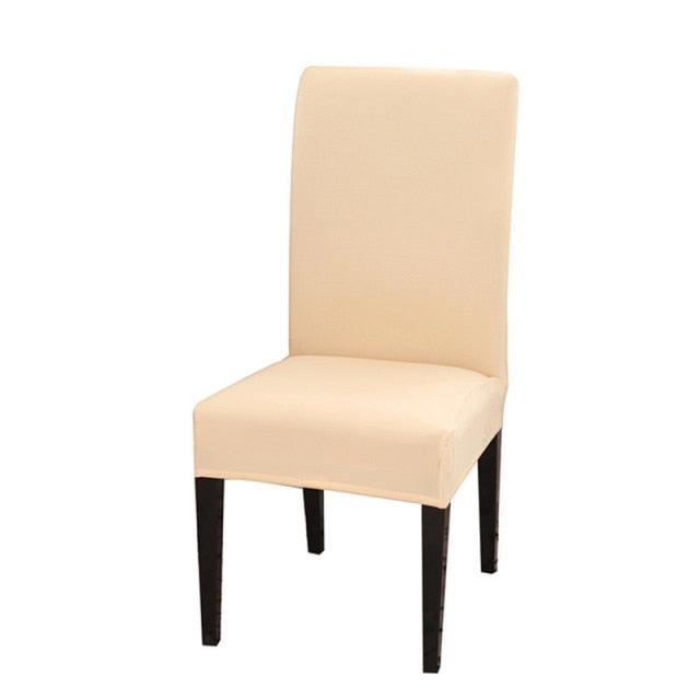 Solid Color Chair Covers Elastic Stretch Protection Case Slipcovers for Wedding Restaurant Home Kitchen Dining Chair Cover Dining Chair Slipcovers Stretch Parsons Chair Covers Sets Chiar Protector Removable Washable Elastic for Ktichen Dining Room