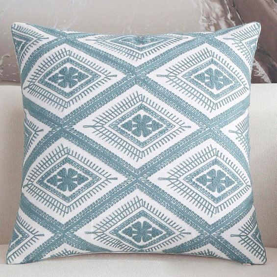 Solid Geometric Cushion Cover Pink Gray Blue Modern Decorative Throw Pillow Case Cushion Case for Room Bedroom Room Decorative Sofa Cushions Throw Pillows Cotton Pillow Covers Pillowcases 45x45