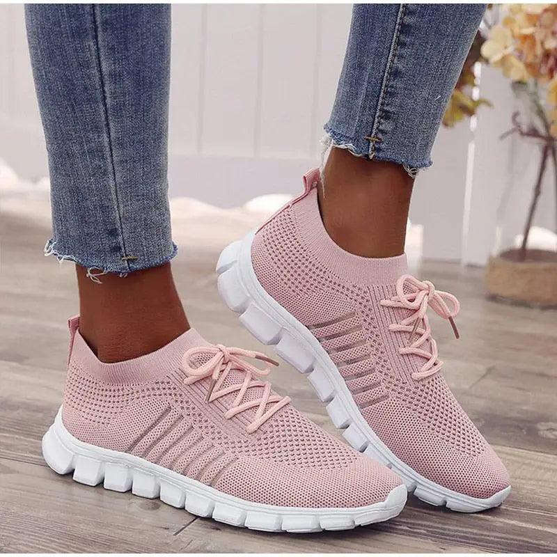 Spring Flat Women's Sneakers Casual Summer Light Mesh Breathable Sport Women Sneakers