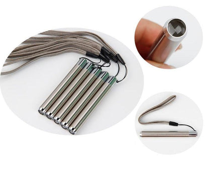 Stainless Steel Mini Pocket UV Black Light Flashlight Led Lamp Portable Flashlight Ultraviolet Pen Lights For Leak Pet Urine Bed Bug  Dry Stain & Dye Detector Marker Checker Detection
