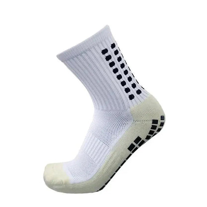 Stylish New Sports Anti Slip Soccer Socks Cotton Football Grip Socks For Men Breathable Sports Running Cycling Socks For Men