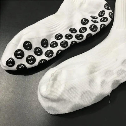 Stylish New Sports Anti Slip Soccer Socks Cotton Football Grip Socks For Men Breathable Sports Running Cycling Socks For Men
