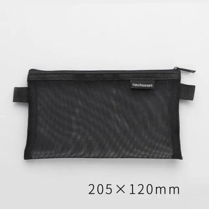 Stylish Transparent Office Pencil Case Simple Design Pen Bags Cute Storage Lightweight Pencil Bags For Student