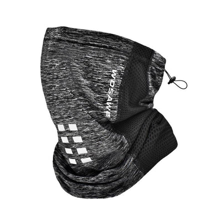 Summer Reflective Cycling Bandana Scarf Ice Silk Anti-UV Breathable Neck Buff Mountain Bike Bicycle Riding Scarf Bandana Motorcycle Bike Riding Protection Headscarf Camping Hiking Protective Face Camo Scarf Shemagh