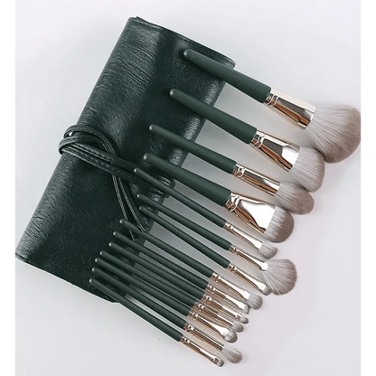 Super Quality 14Pcs Makeup Brushes Set Cosmetic Foundation Powder Blush Eye Shadow Lip Blend Wooden Make Up Brush Tool Kit