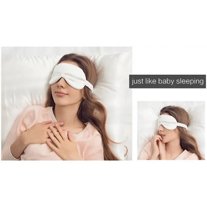 Super Smooth  Mulberry Silk Sleep Eye Mask & Blindfold With Elastic Strap Travel Eye Patch Soft Nap Eye Patch  Eye Cover Eyeshade for Night Sleeping Mask For Women