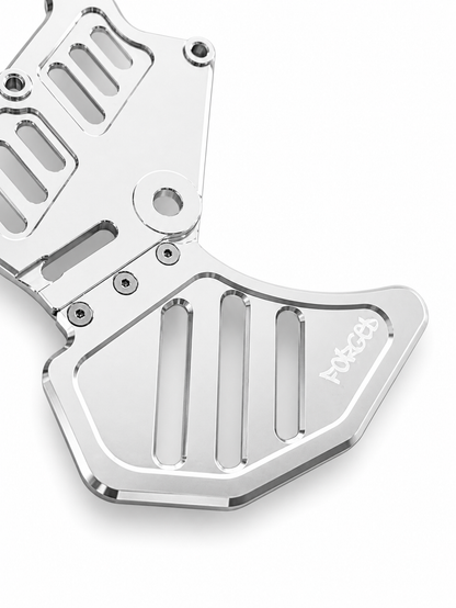 Upgraded Dual Caliper Mount + Rotor Guard for Sur Ron, Talaria & Segway – Heavy Duty Metal