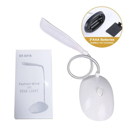 Table Lamp For Study LED Desk Lamp 3XAAA Battery Not Include Dimmable Mini Table Top Lantern Cute Book Light Office Smart Decorative Table Lamp Cute Study Lamps for Bedroom Décor