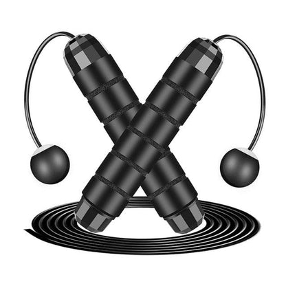Tangle-Free Rapid Speed Jumping Rope Cable With Ball Bearings Steel Skipping Rope Adjustable Rapid Speed Jumping Ropes Cable Foam Handles Steel Jump Ropes For Gym Fitness Home Exercise