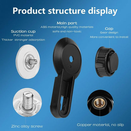 Toilet Paper Holder Super Storage Suction Cup Wall Mount Removable Rack Suction Cup Toilet Paper Holder  Wall Mount Plastic Tissue Roll Dispenser For Bathroom And Kitchen