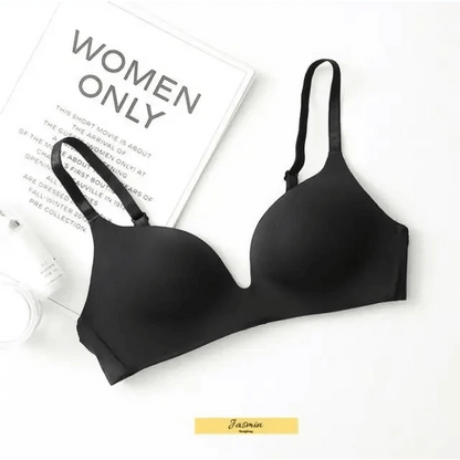 Seamless Bras for Women Push Up Bra No Wire Brassiere A B Cup Underwear Bra Three Quarters 3/4 Cup Thin Soft