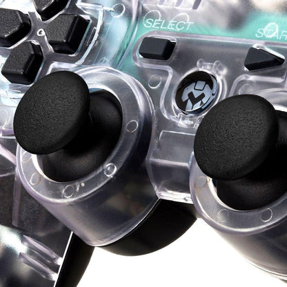 Transparent Eye Catching Wireless Dual Shock Bluetooth Joystick Gamepad Console Controller Compatible With PC Laptop