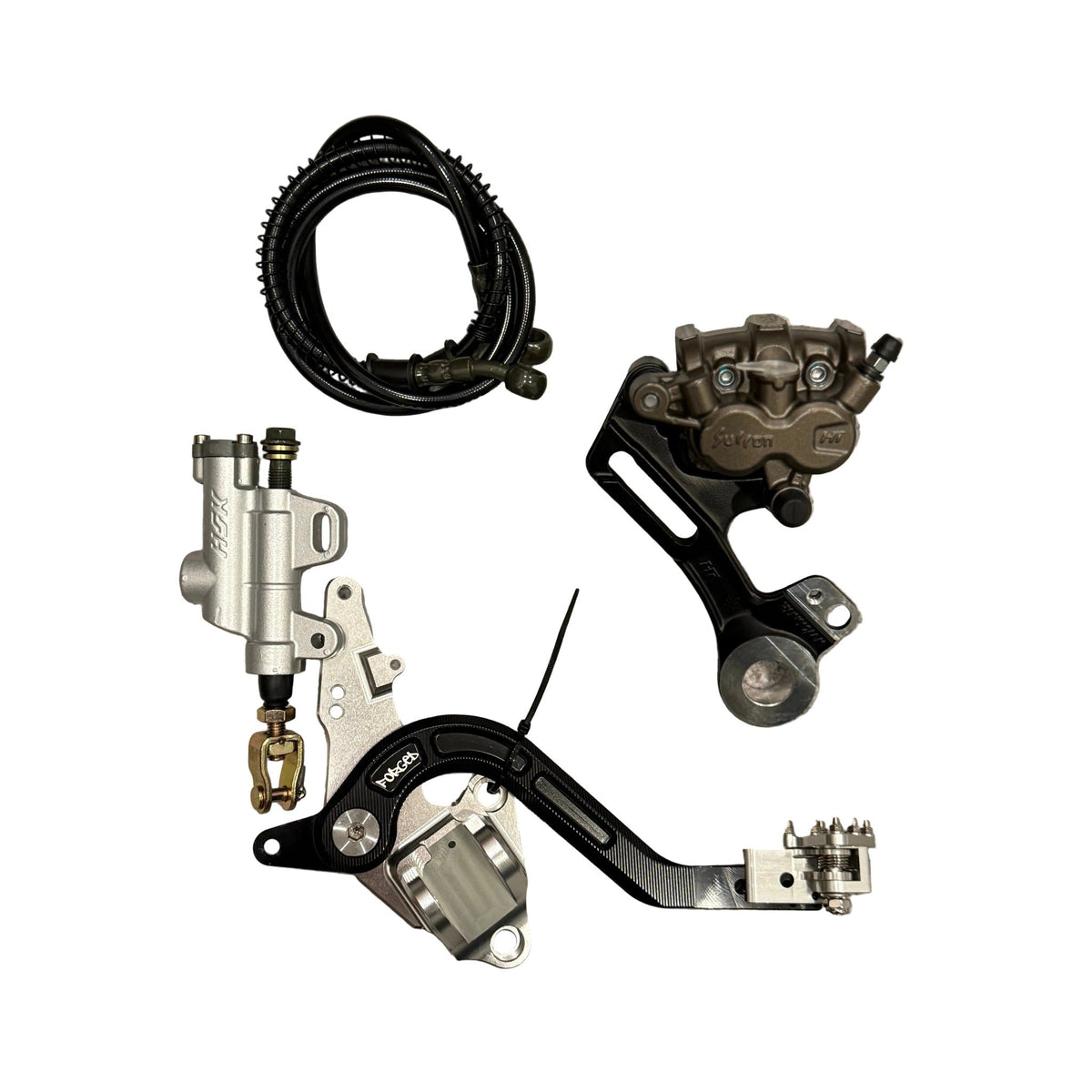 Surron Ultra Bee Foot Brake Kit with OEM Caliper – Rear Foot Brake Conversion Upgrade