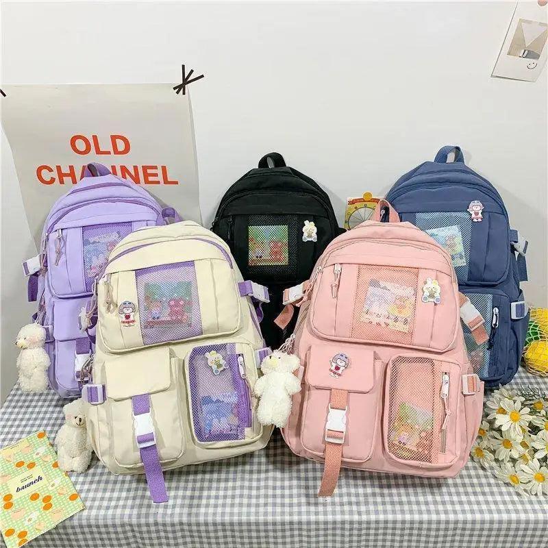 Unique Design Large Capacity With Multi-pocket Backpack For Women And Girls Waterproof College/School/Treval Bags