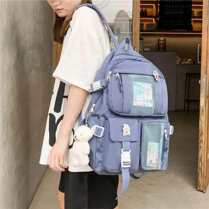 Unique Design Large Capacity With Multi-pocket Backpack For Women And Girls Waterproof College/School/Treval Bags
