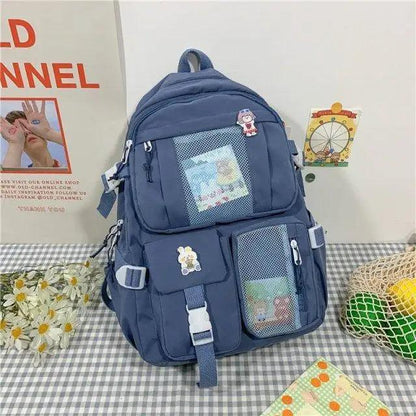 Unique Design Large Capacity With Multi-pocket Backpack For Women And Girls Waterproof College/School/Treval Bags