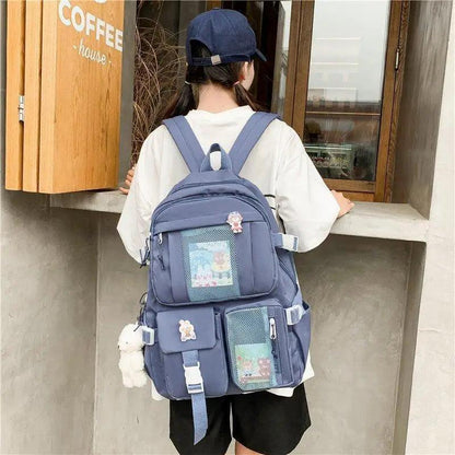 Unique Design Large Capacity With Multi-pocket Backpack For Women And Girls Waterproof College/School/Treval Bags