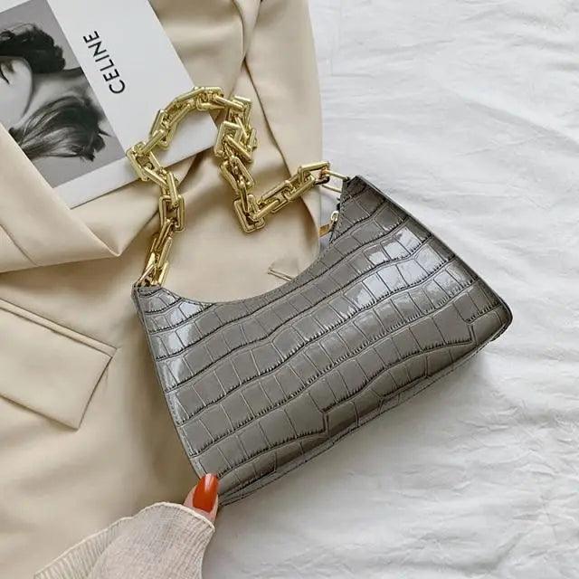 Unique Design Luxury  Pattern Zipper Handbags With Stylish Texture Simple and Small Square Bags for Women