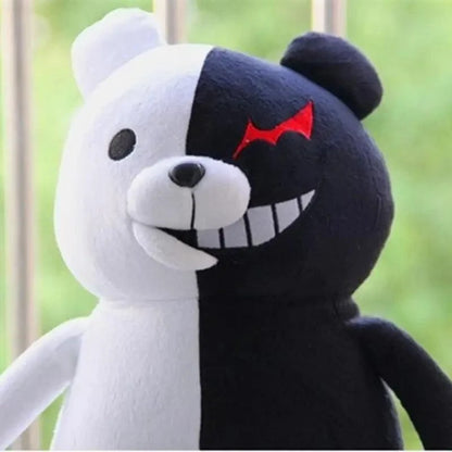 Unique Design Super Danganronpa 2 Monokuma Black & White Bear Plush Toy Soft Stuffed Animal Dolls Birthday Gift for Children