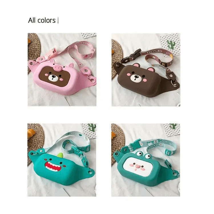 Unisex Cartoon Design Waist Fanny Pack For Traveling Unique Fashion Bag Cute Chest Bag For Women