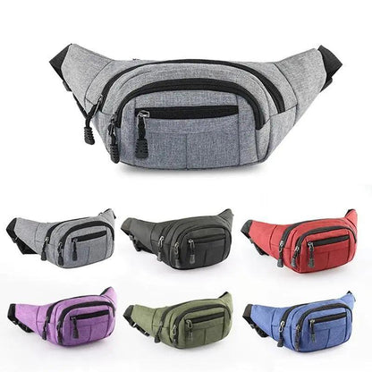 Unisex Casual Chest Belt Simple Waist Bag Adjustable Fanny Pack Pouch Outdoors Traveling Bag