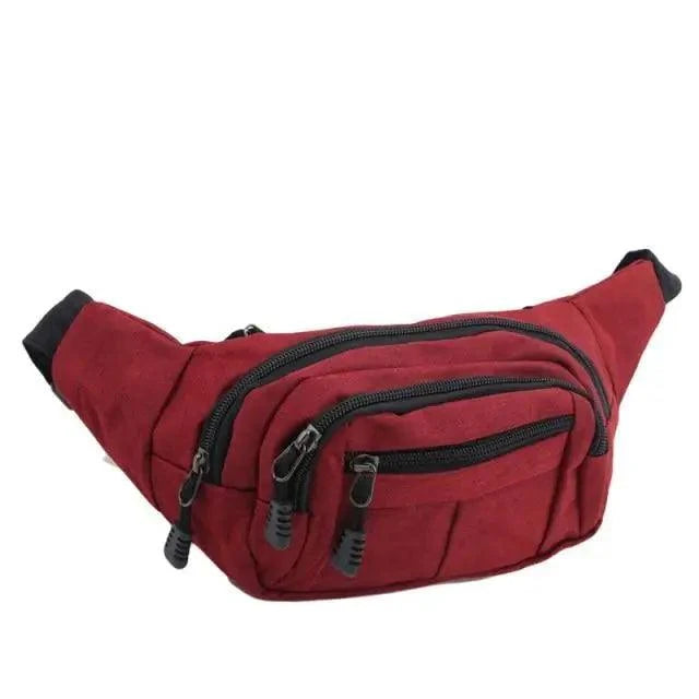 Unisex Casual Chest Belt Simple Waist Bag Adjustable Fanny Pack Pouch Outdoors Traveling Bag