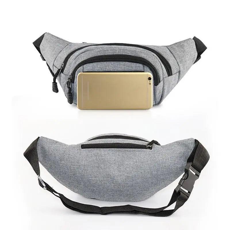 Unisex Casual Chest Belt Simple Waist Bag Adjustable Fanny Pack Pouch Outdoors Traveling Bag