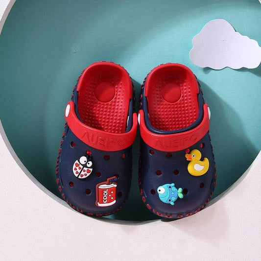 Unisex Children Slippers For Boys Girls New Summer Kids Beach Shoes Baby Toddler Soft Shoes Home Indoor Slippers Summer Lightweight Shockproof Non-Slip Water Shoes Garden Shoes For Beach Pool