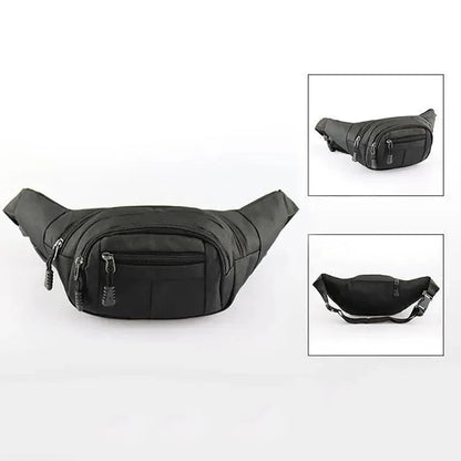 Unisex Classic Design Sports Fanny Pack Stylish Waist Bag Large Capacity Outdoor Travel Waist Bag