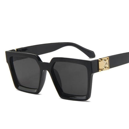 Unisex Polarized Black Summer Sunglasses Classic Style Sunglasses For Men Square Shape Design Eyeglasses For Men/Women Luxury Mirror Retro Style High Quality Glasses For Female