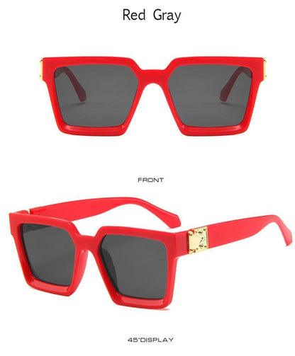 Unisex Polarized Black Summer Sunglasses Classic Style Sunglasses For Men Square Shape Design Eyeglasses For Men/Women Luxury Mirror Retro Style High Quality Glasses For Female