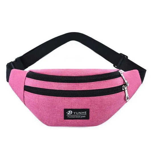 Unisex Retro Fanny Pack  Unique Design Waist Bag Adjustable Belt Waterproof Travel Bag Sports Chest Bag