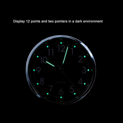Universal 7/8" Waterproof Chrome Motorcycle Bike Handlebar Mount Quartz Clock Motorcycle Handlebar Clock, Motorcycle Modification Handlebar Mount Waterproof Quartz Clock Watch Accessories Watch Aluminum Luminous Clock Moto Black