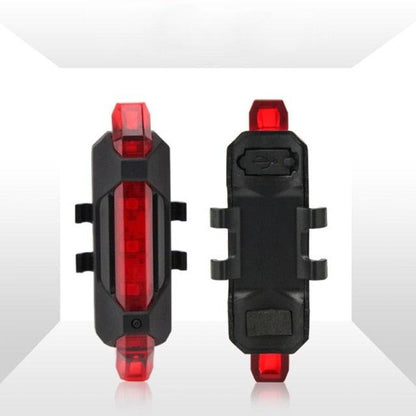 USB Rechargeable  3 Mode Bicycle Front Light Lamp Bike Headlight Cycling LED Powerful Bicycle Front Headlight Waterproof Bike Headlight End Tail Light Set 300 Lumen