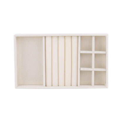 Velvet Jewelry Box Display Tray Drawer Storage Jewelry Holder For Ring Earrings Necklace Bracelet Soft Velvet Organizer Case Velvet Display Holder for Earrings Ring Bracelet Necklace