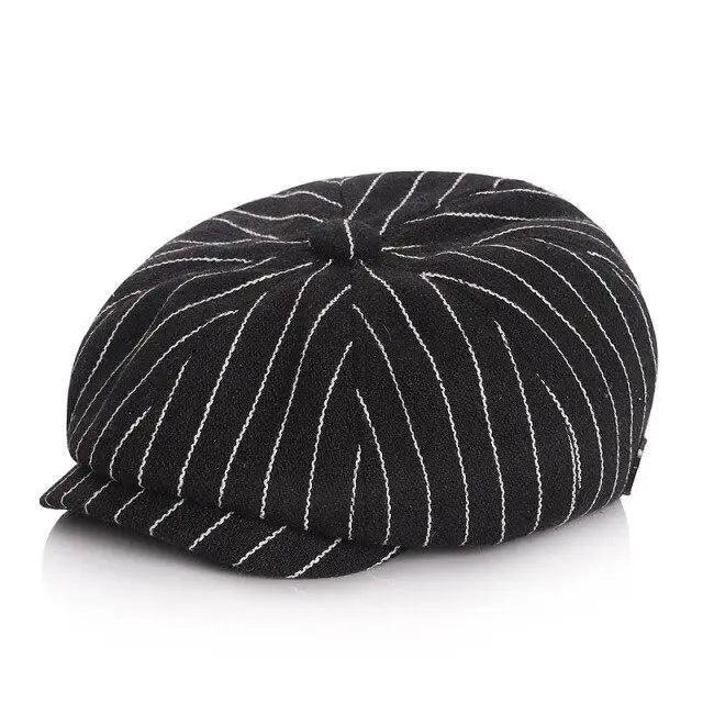 Vintage Children Winter Beret Caps Cute Octagonal Beret Soft Hat Comfortable Retro Style Caps For Children