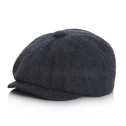 Vintage Children Winter Beret Caps Cute Octagonal Beret Soft Hat Comfortable Retro Style Caps For Children