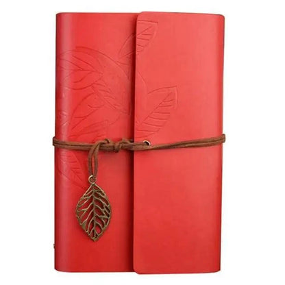 Vintage PU Leather Diary Notebook Journal  Retro Book Traveler Planners Office School Supplies