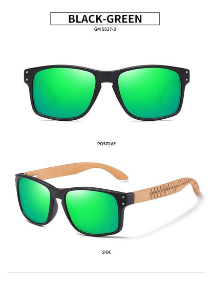 Vintage Wood Handmade Sunglasses Men Polarized Eyewear Outdoor Driving Sun Glasses Reading Glasses For Women Summer Eye Glasses Male Wooden Frame Glasses