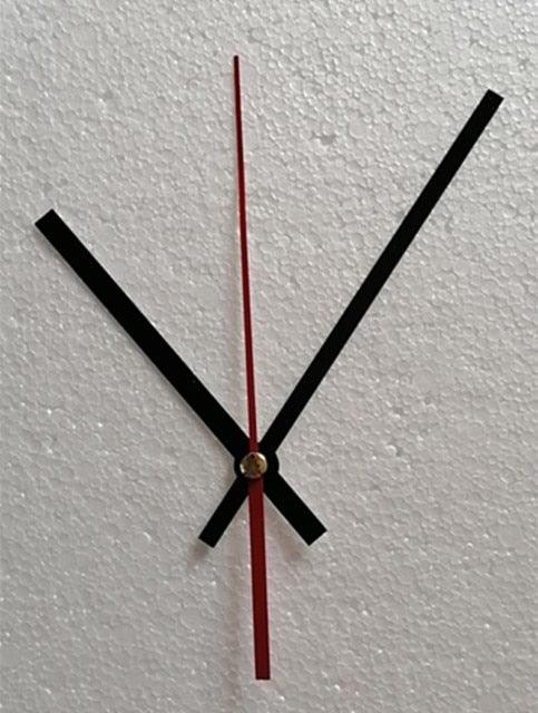 Wall Clock Pointer Clock Watch Kit Accessories 3D Clock Hands Wall Clock for Kitchen Office and Home Art Decor Quartz Clock Movement Mechanism Accessories  Needle Pointer Large Wall Clocks Quartz