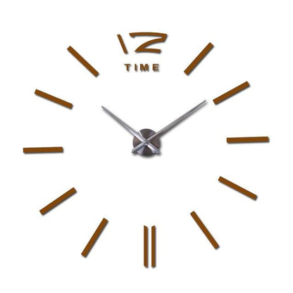 Wall Clock Watch Clocks 3D Frameless Wall Clock Large Stickers Wall Decoration for Living Room Bedroom 3D Acrylic Mirror Stickers Living Room Quartz Needle Europe