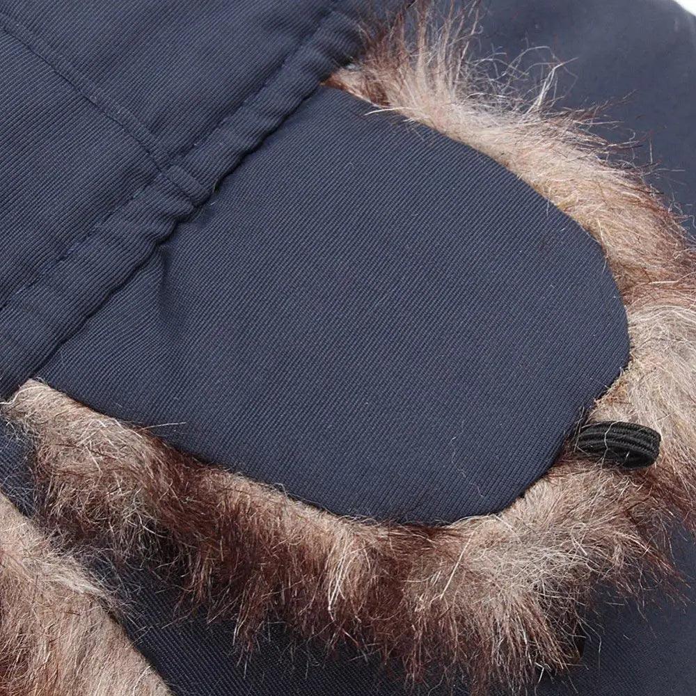 Warm Hat Ear Flaps Cool New Fashion Full Covered Soft And Comfortable Windproof Outdoor Caps For Men